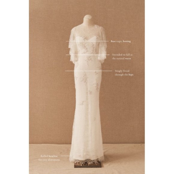 BHLDN Sachin & Babi Dalila Wedding Gown Size 4, 6 and 14 NEW - Picture 4 of 8